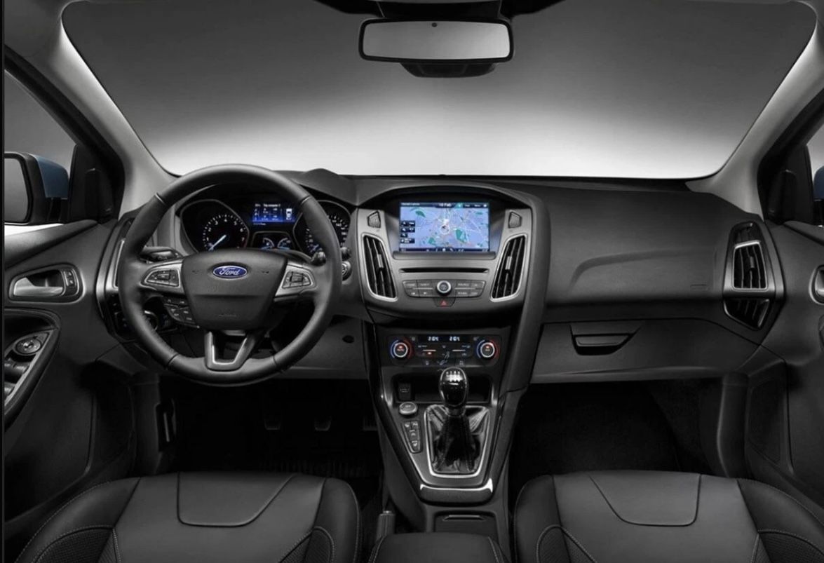 !! OEM FORD FOCUS 2014-15 STEERING WHEEL MOUNTED Air bag BLACK Leather PART #(contact info removed)7A!!