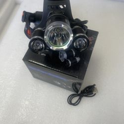 Rechargeable LED Head Torch Lamp Headlamp Headlight Flashlight Lamp