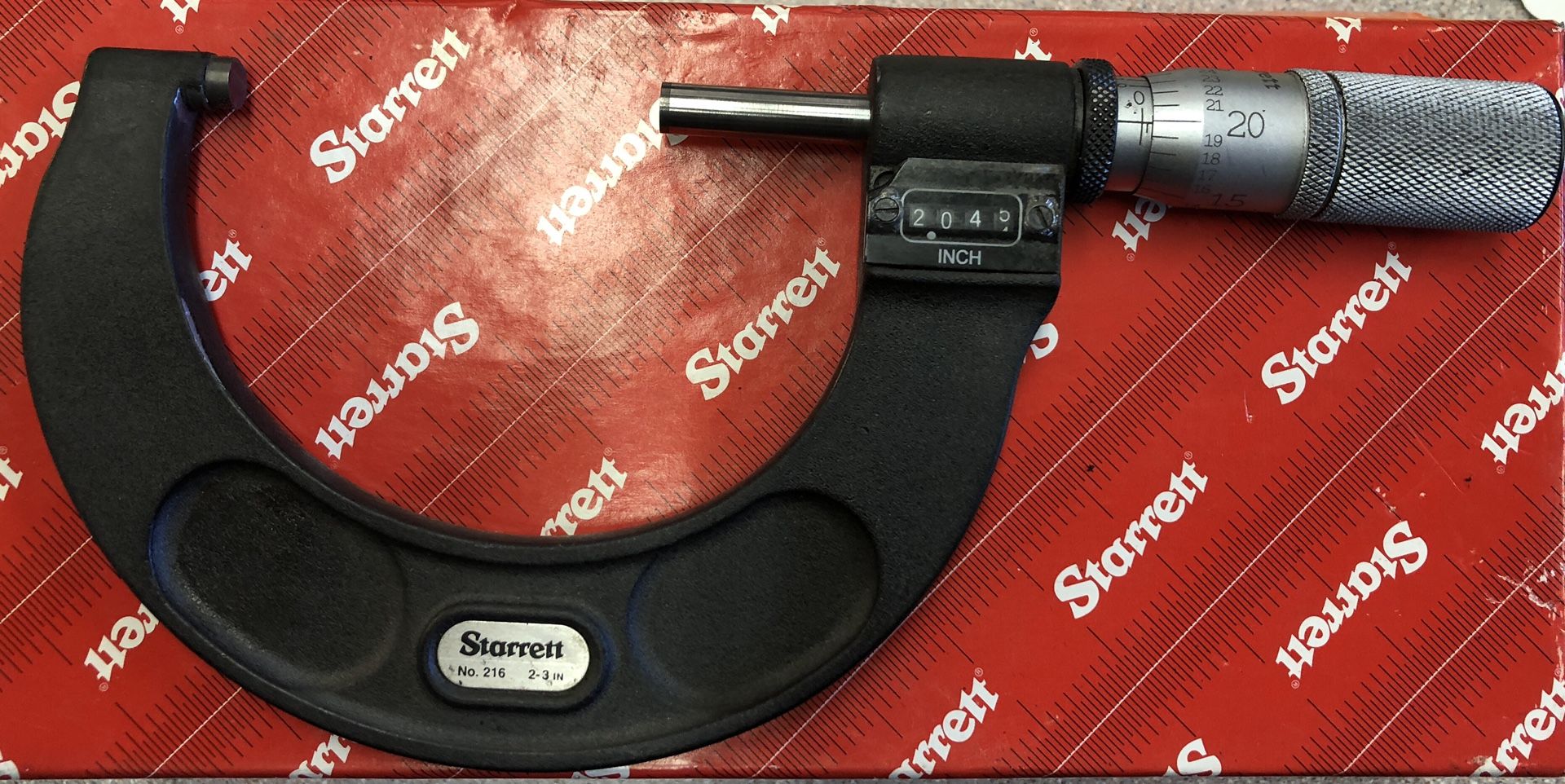 Starrett Micrometer 