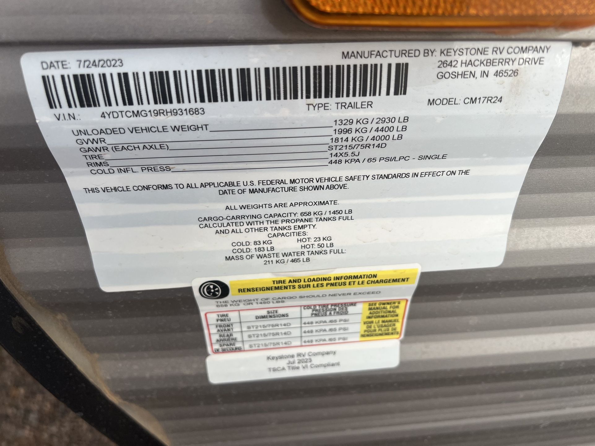 2024 Coleman Travel Trailer