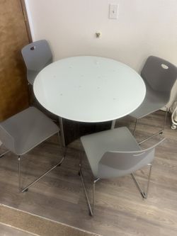 Modern Desk With Chairs For Sale