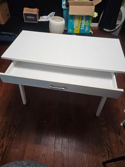 White desk