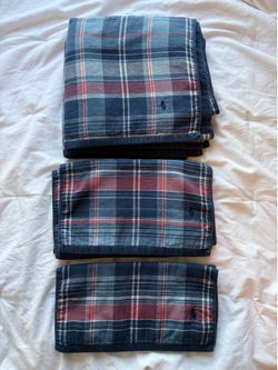 Ralph Lauren Plaid Towel 6 Piece Set