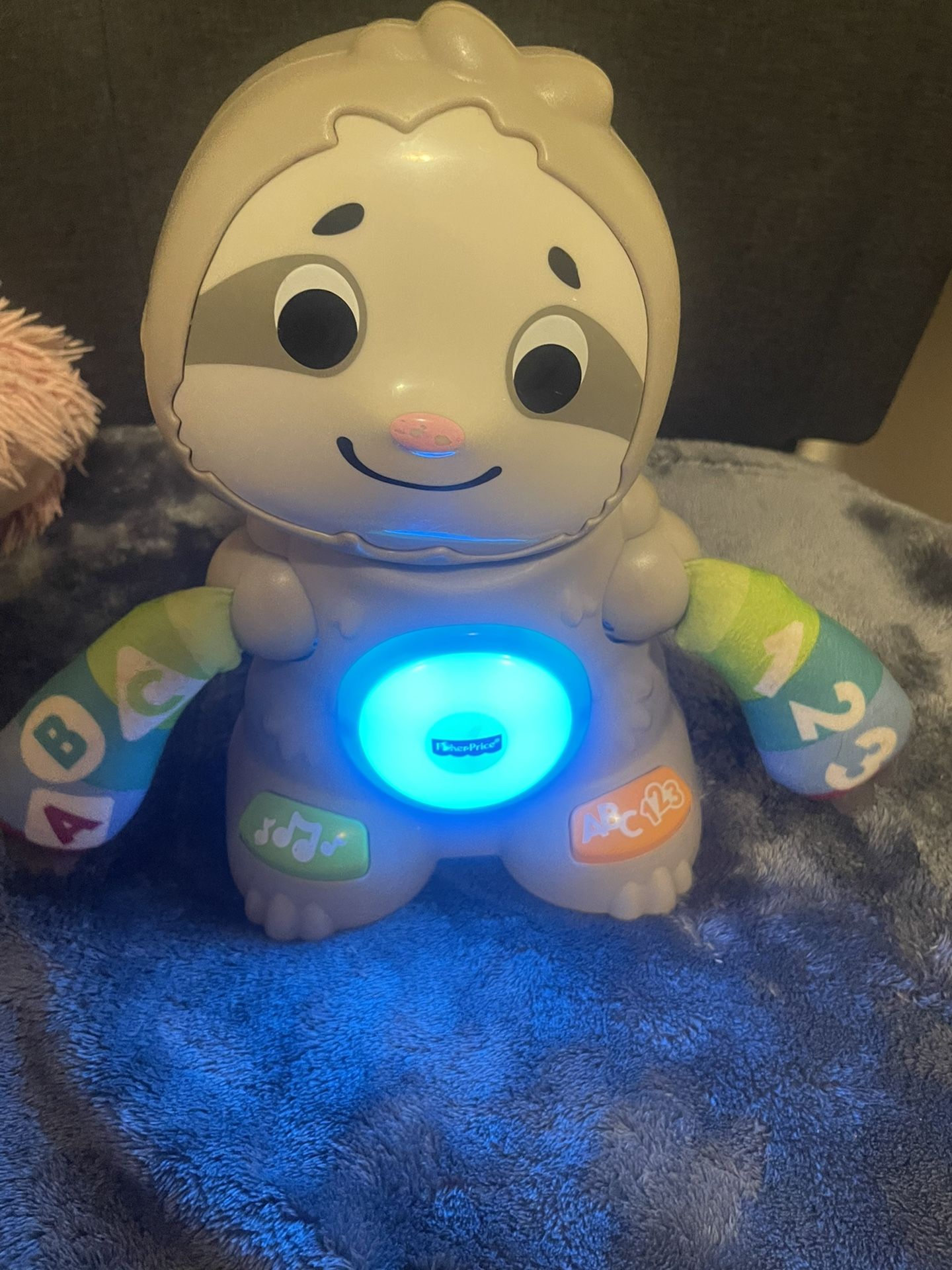 Fisher-Price Linkimals Smooth Moves Sloth Baby Electronic Learning Toy with Lights & Music