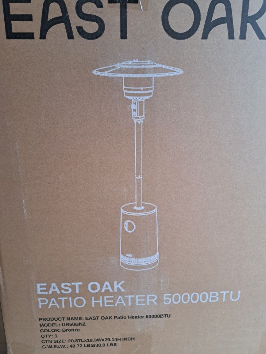 East Oak Outdoor Heater Brand New