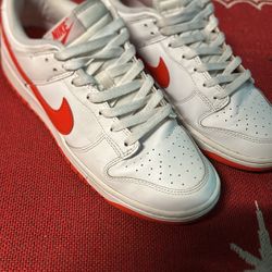 Nike Big Lows White/ Red Size 9 