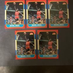 Michael Jordan Rookie Reprint Card Lot