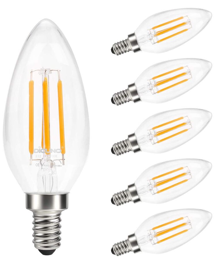 Dimmable 4W Vintage Candle Bulb - Brand New