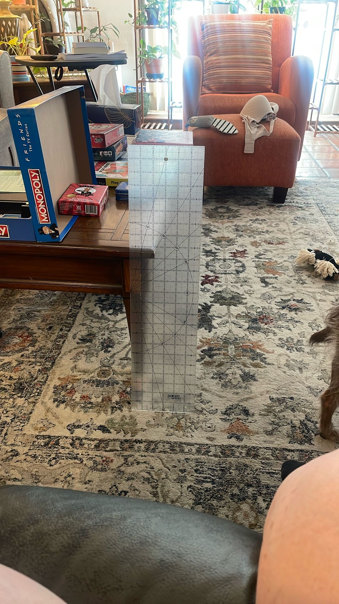 Olfa Acrylic Fabric Ruler 6x24