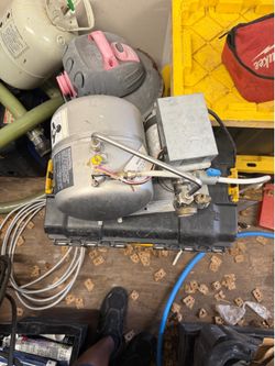 beverage carbonator pump and motor system.