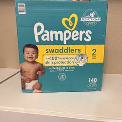 Pampers size 2, 148ct