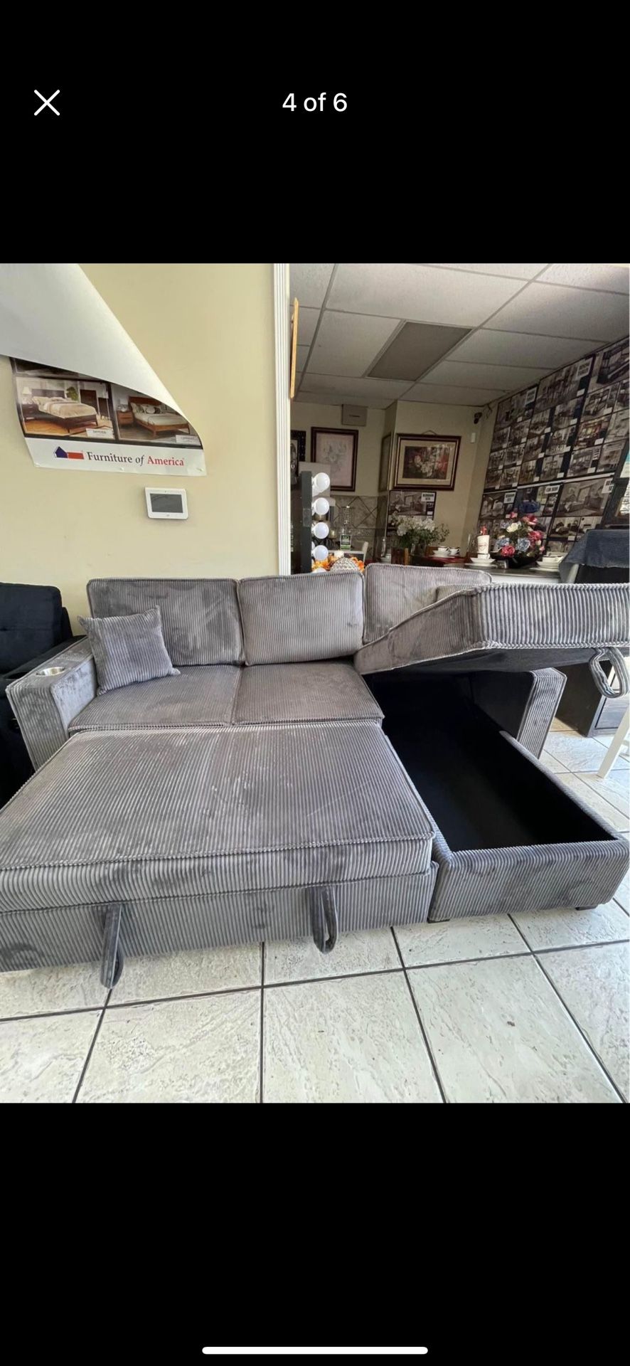 Corduroy Couch New In Box