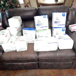 Large Lot Of Incontinence Supplies / Pads/Briefs/ Underwear 