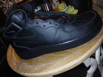 Black AIR force 1 High Top