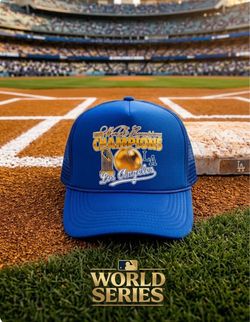 LA Dodgers 2024 World Series Champions Trucker Hat