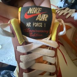 Nike lil accru anniversary edition Air Force ones