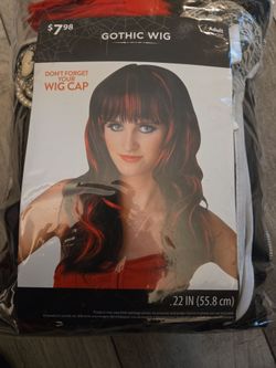 Gothic Wig Adult One Size