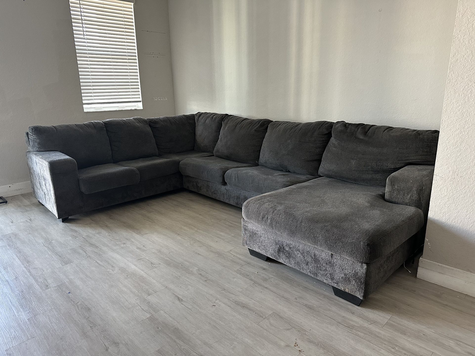 Modern Gray Sectional Couch
