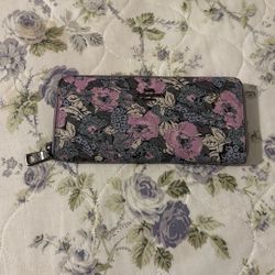 Beautiful Large Blue/purple Authentic Coach Wallet