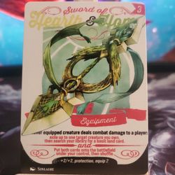 Magic The Gathering Custom Proxy Sword of Hearth & Home