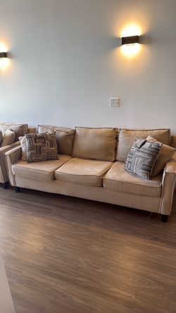 Beige Couches | 2Qty | Original Price $1600
