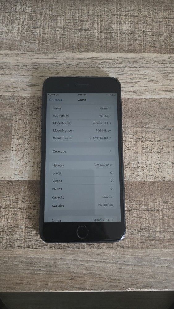 iPhone 8 Plus. 256GB Unlock