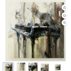 Aeryn Wall Art - Piano Design 