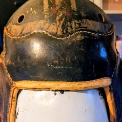 1930s Antique Wilson Leather Football Helmet