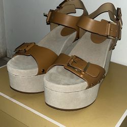 Michael Kors Colby Wedge Sandals 