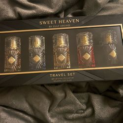 Travel set of 5 perfumes in 3.4oz bottles