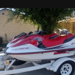 2 SEADOO GP1200 WAVERUNNERS  RUNNING WITH CURRENT TAGS AND TITLE NO TRAILER 1500 EACH OR BOTH FOR 3000 NO TRAILER 