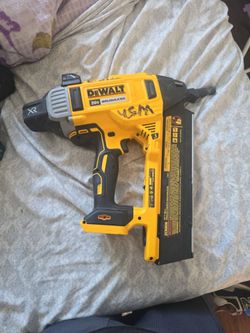DeWalt concrete nail gun works very well.