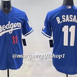 Men's Roki Sasaki Dodgers Jersey (XL)