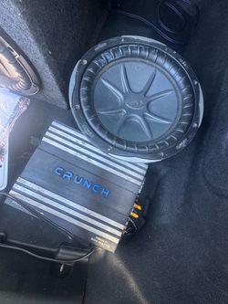 Kicker 10 crunch amp