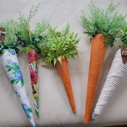 Easter Decor Giant Carrots