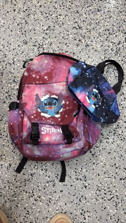 Stitch backpack with lunchbox