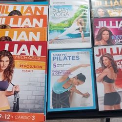 Fitness DVDs Lot
