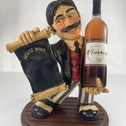 Peter Mook Wine Sommelier Waiter Wine Bottle Holder Chalkboard Restaurant 