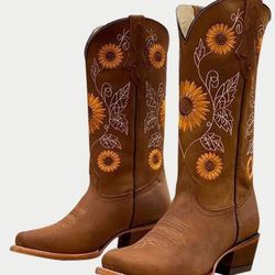 Sunflower Cowboy Boots 
