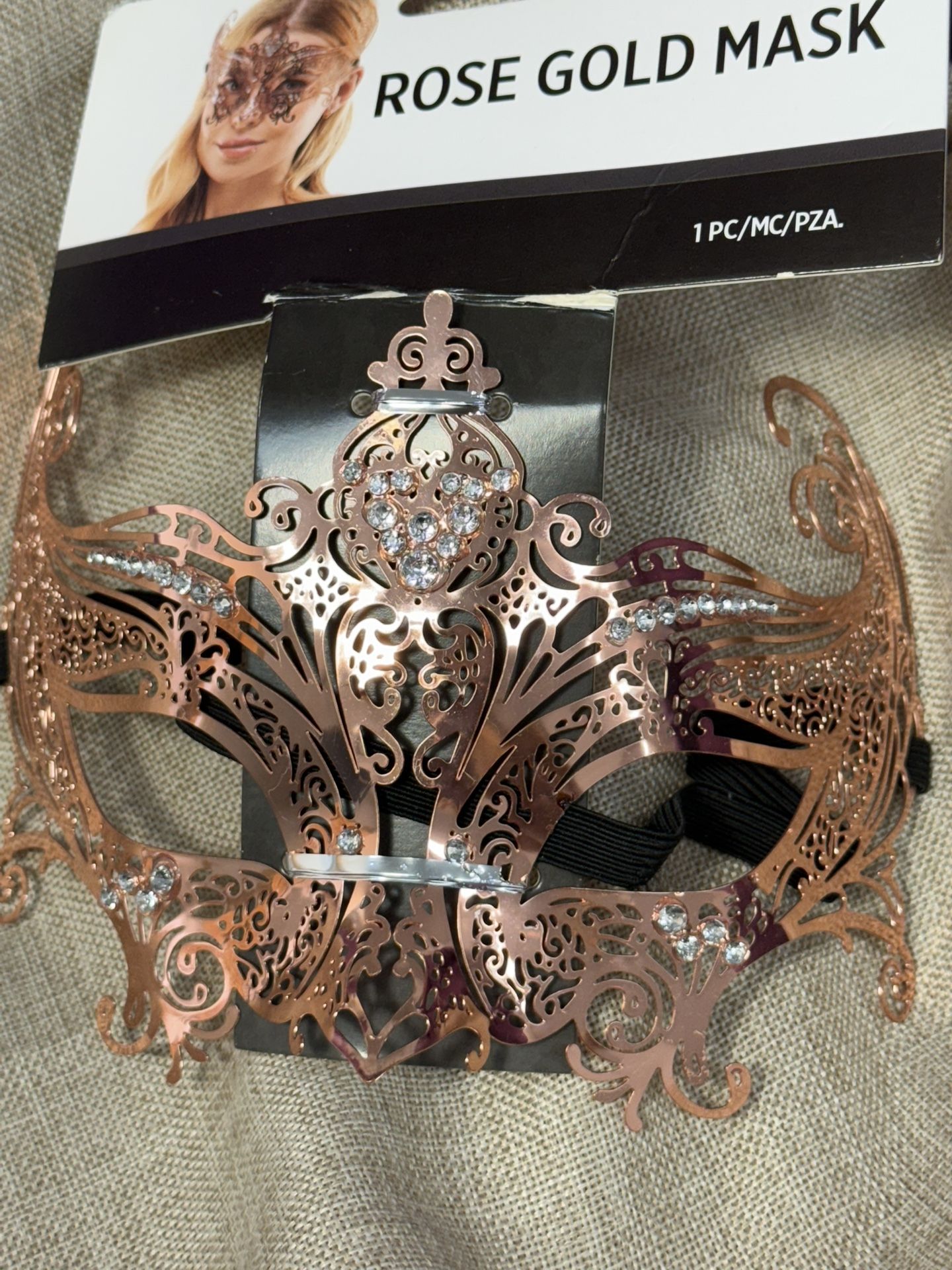 Mask Masquerade with Rhinestones