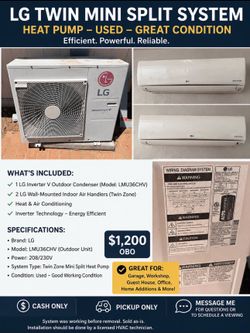 LG AC MINI SPLIT
