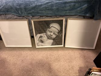 Set of 3 Matching Square Picture Frames