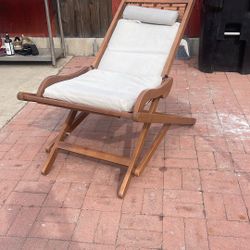Wood Folding Chair In/outside