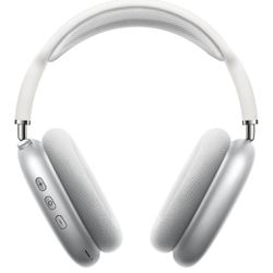 Peakfun Pro Wireless Headphones Bluetooth,Active Noise Canceling over Ear Headphones with Microphones Hifi Audio Headset for iPhone/Android-Silver