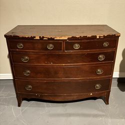 Antique Dresser Wannamaker, Solid Wood