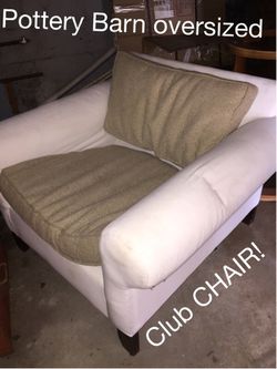 Pottery Barn oversized chair