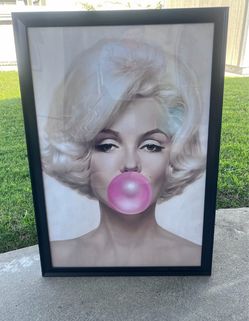 Marilyn Monroe Bubble Gum Wall Art