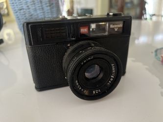 Vintage Prinz Mastermatic V 35mm Film Camera with Anastigmat 45mm f/2.8 Lens + Case