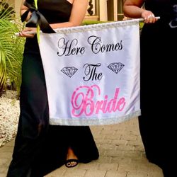 Here Comes The Bride Wedding Banner