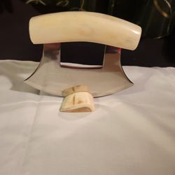 Vintage authentic Ulu  from Nome Alaska  never used very sharp.